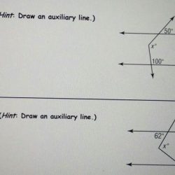 Auxiliary line relationships triangles angle ppt powerpoint presentation proof aid figure added slideserve