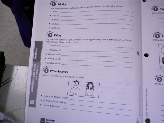 Spanish 3 avancemos workbook answers