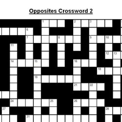 Opposite of c a l o r crossword