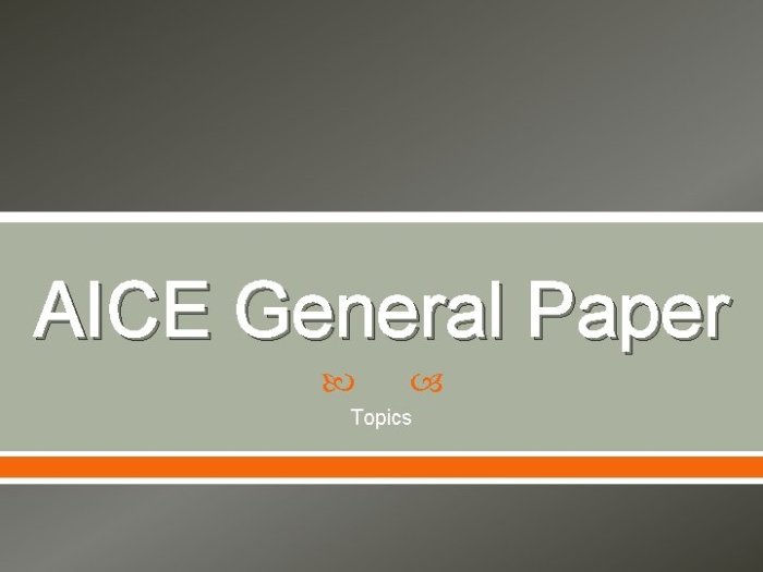 Aice general paper practice test