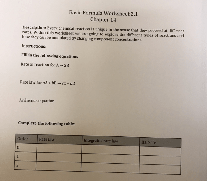 Unit chemical reactions writing formula equations ws 1